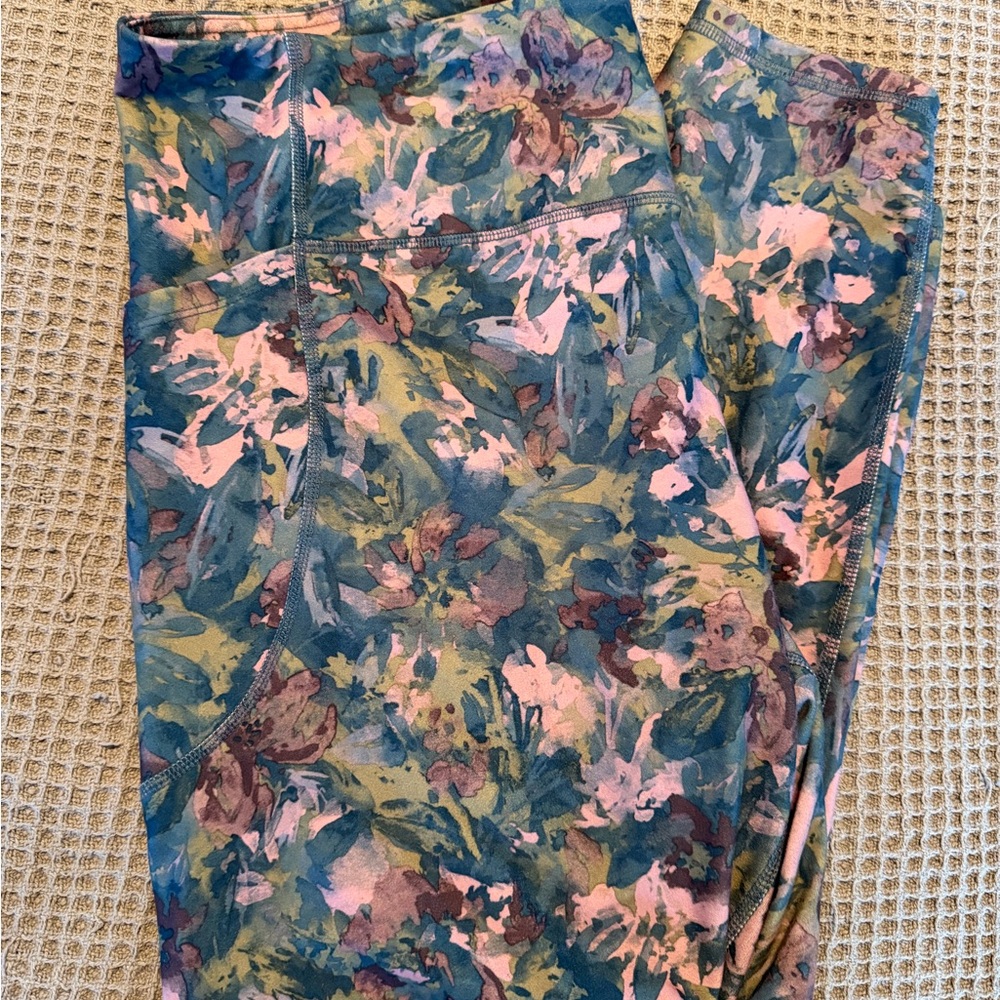 Floral Patterned Leggings Freely 1x